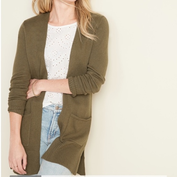 Old Navy Sweaters - Old Navy NWT Green Open Front Cardigan